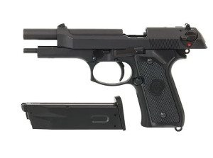 LS ПІСТОЛЕТ LS9 GBB GREENGAS BLACK GGB-9606