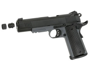 ARMY ARMAMENT ПИСТОЛЕТ UNBOXING GREY BLACK R28(TG-2) HS0349