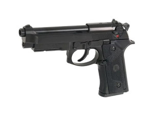 KJW ПІСТОЛЕТ BERETTA M9 VERTEC FULL METAL GREENGAS BLACK GGB-0304TM(010348)