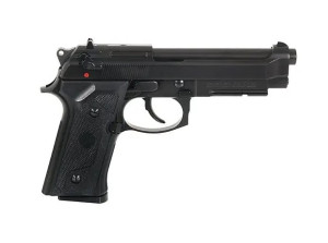 KJW ПІСТОЛЕТ BERETTA M9 VERTEC FULL METAL GREENGAS BLACK GGB-0304TM(010348)