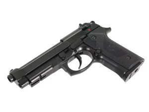 KJW ПІСТОЛЕТ BERETTA M9 VERTEC FULL METAL GREENGAS BLACK GGB-0304TM(010348)