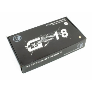WE ПІСТОЛЕТ GLOCK 18C GEN4 GBB BLACK 5075-BK HS0800