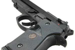 WE ПИСТОЛЕТ BERETTA M9 MARINE GBB BLACK FULL METAL BLACK HS0275