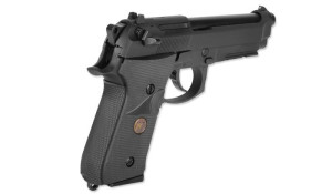 WE ПИСТОЛЕТ BERETTA M9 MARINE GBB BLACK FULL METAL BLACK HS0275