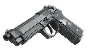 WE ПИСТОЛЕТ BERETTA M9 MARINE GBB BLACK FULL METAL BLACK HS0275