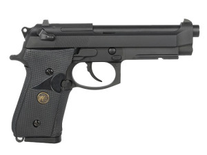 WE ПИСТОЛЕТ BERETTA M9 MARINE CO2 BLACK FULL METAL BLACK HS2532