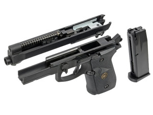 WE ПИСТОЛЕТ BERETTA M9 MARINE CO2 BLACK FULL METAL BLACK HS2532