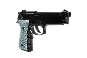 WE ПІСТОЛЕТ BERETTA M92 GBB EAGLE FULL METAL BLACK HS2418