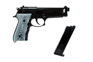 WE ПІСТОЛЕТ BERETTA M92 GBB EAGLE FULL METAL BLACK HS2418