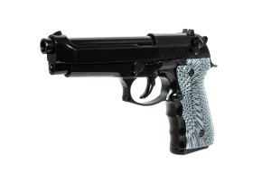 WE ПІСТОЛЕТ BERETTA M92 GBB EAGLE FULL METAL BLACK HS2418