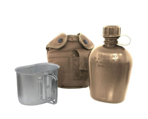 MIL-TEC ФЛЯГА US PLASTIC CANTEEN COYOTE 29528