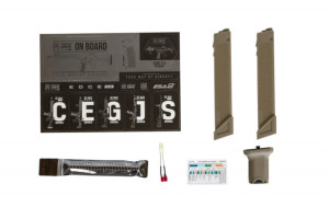 SPECNA ARMS ПИСТОЛЕТ ПУЛЕМЁТ SA-X01 EDGE 2.0 HALF TAN BLACK 30553