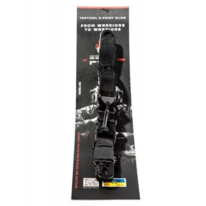 FRAG РЕМІНЬ ЗБРОЙОВИЙ ДВОТОЧКОВИЙ КАР BLACK UKR-459-BK