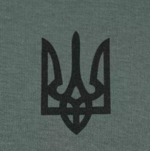 P1G-TAC СВИТШОТ ЗИМНИЙ ТРИЗУБ LOGO FOLIAGE GREEN UA281-29911-FG-TRL
