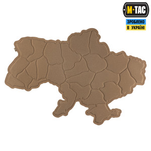 M-TAC ПАНЕЛЬ ДЛЯ НАШИВОК МАПА УКРАЇНИ COYOTE