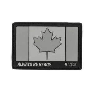 5.11 TACTICAL НАШИВКА CANADA FLAG PATCH CHARCOAL 81209-018