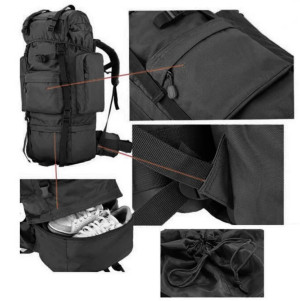 TAILOR РЮКЗАК ПОЛЕВОЙ 75L BLACK 14033702