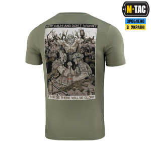 M-TAC ФУТБОЛКА KEEP CALM LIGHT OLIVE