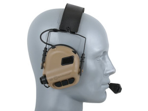 EARMOR АКТИВНЫЕ НАУШНИКИ С КОММУНИКАТОРОМ M32 TAN 13067