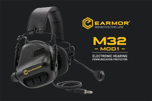EARMOR ТАКТИЧЕСКИЕ НАУШНИКИ OPSMEN M32H COYOTE BROWN HS1713