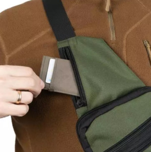 P1G-TAC СУМКА-КОБУРА GUNFIGHTER BLACK/OLIVE UA281-70023-OD-BK