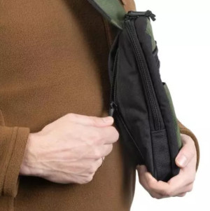 P1G-TAC СУМКА-КОБУРА GUNFIGHTER BLACK/OLIVE UA281-70023-OD-BK
