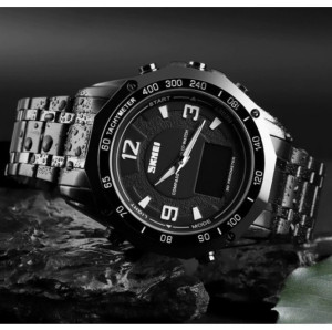 SKMEI ЧАСЫ KOMPASS PRO BLACK 25070