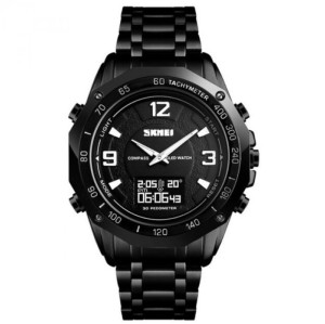 SKMEI ЧАСЫ KOMPASS PRO BLACK 25070