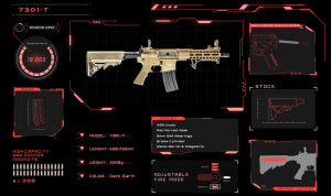 D-BOYS АВТОМАТ M4 8 METAL DARK EARTH HS2562