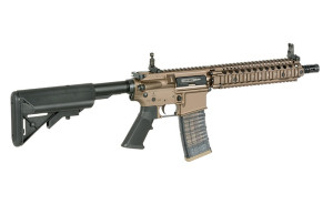 EMG АВТОМАТ DANIEL DEFENSE DDMK18 GBBR REPLICA TAN BLACK HS2548