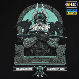 M-TAC ФУТБОЛКА ODIN MYSTERY ДЛИННЫЙ РУКАВ BLACK