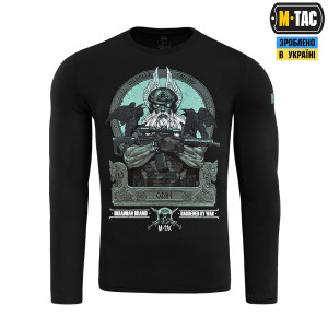 M-TAC ФУТБОЛКА ODIN MYSTERY ДЛИННЫЙ РУКАВ BLACK