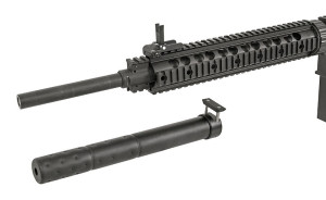 A&K СНАЙПЕРСЬКА ГВИНТІВКА SR-25 BLACK HS0682