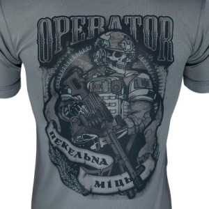 KRAMATAN TACTICAL DESIGN ФУТБОЛКА OPERATOR GREY