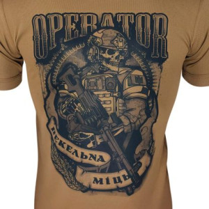 KRAMATAN TACTICAL DESIGN ФУТБОЛКА OPERATOR COYOTE