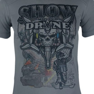 KRAMATAN TACTICAL DESIGN ФУТБОЛКА SHOW MUST GO DRONE GREY