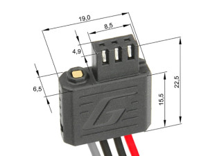 GENS ACE АКУМУЛЯТОР LIPO 7.4V 1000MAH 25C 30076