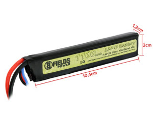 8FIELDS АКУМУЛЯТОР LIPO 7.4V 1100MAH 15/30C 27728 HS2810
