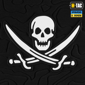 M-TAC ПАНЕЛЬ ДЛЯ НАШИВОК ПРАПОР ВЕСЕЛИЙ РОДЖЕР BLACK