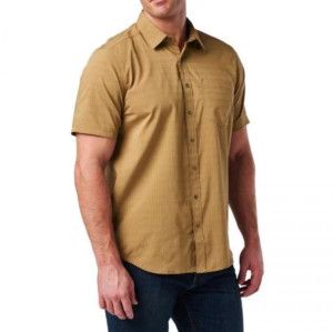 5.11 РУБАШКА ТАКТИЧЕСКАЯ AERIAL SHORT SLEEVE SHIRT ELMWOOD 71378-975
