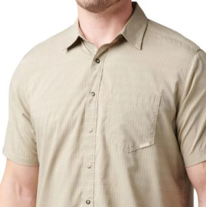 5.11 РУБАШКА ТАКТИЧЕСКАЯ AERIAL SHORT SLEEVE SHIRT KHAKI 71378-055