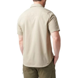 5.11 РУБАШКА ТАКТИЧЕСКАЯ AERIAL SHORT SLEEVE SHIRT KHAKI 71378-055