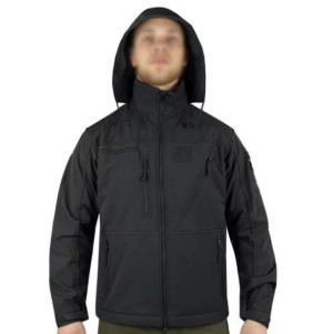 MIL-TEC КУРТКА ДЕМІСЕЗОННА SOFTSHELL JACKET SCU BLACK 10864002
