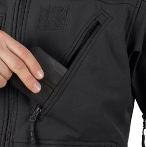 MIL-TEC КУРТКА ДЕМІСЕЗОННА SOFTSHELL JACKET SCU BLACK 10864002