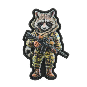 НАШИВКА RACCOON UA PVC