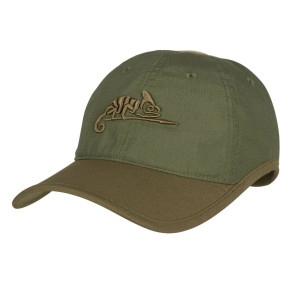 HELIKON-TEX БЕЙСБОЛКА LOGO CAP POLYCOTTON RIPSTOP OLIVE GREEN/ADAPTIVE GREEN CZ-LGC-PR-0212A
