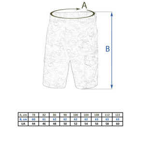 TAILOR ШОРТЫ ТАКТИЧЕСКИЕ STRIKER РИП-СТОП OLIVE 54443101-48