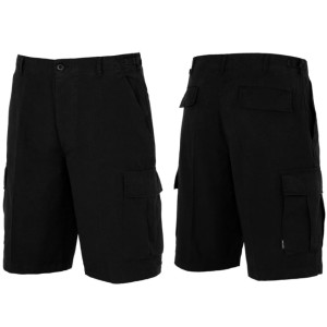 MIL-TEC ШОРТЫ BERMUDA RIP-STOP BLACK 11402002-902