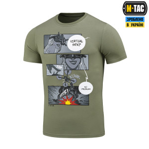 M-TAC ФУТБОЛКА COMICS DRONE GIRL LIGHT OLIVE