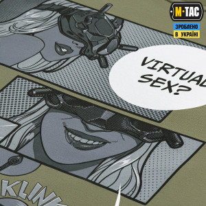 M-TAC ФУТБОЛКА COMICS DRONE GIRL LIGHT OLIVE
